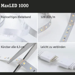 MaxLED 1000 LED Strip - Erweiterung 2,5m Warmweiß