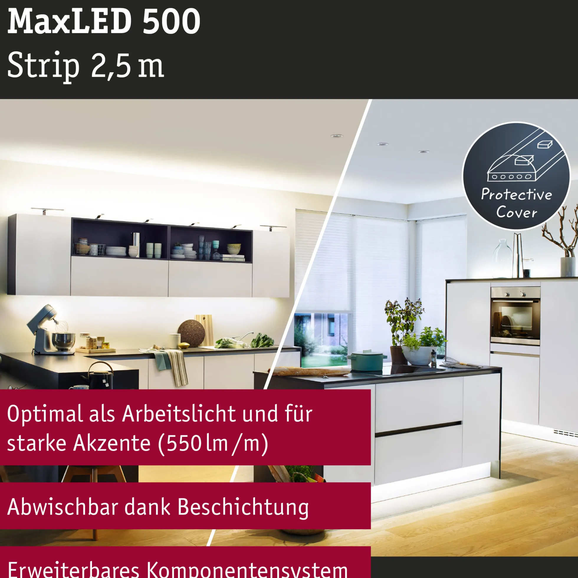MaxLED 500 LED Strip - Erweiterung 2,5m Tunable White