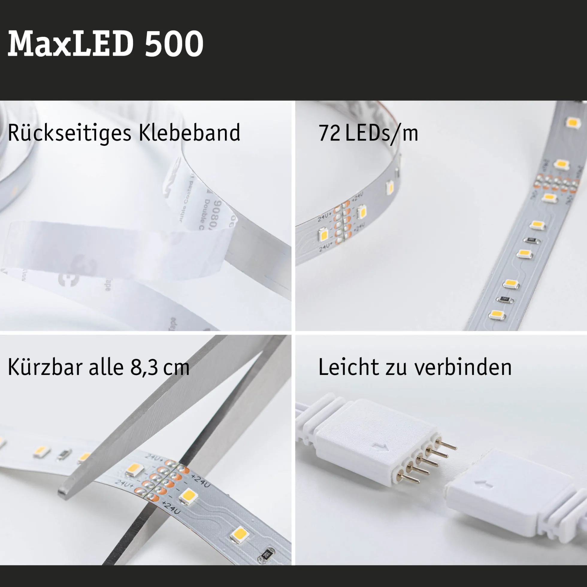 MaxLED 500 LED Strip - Erweiterung 20m Tunable White