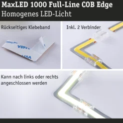 MaxLED 1000 LED Strip - 0,03m Warmweiß