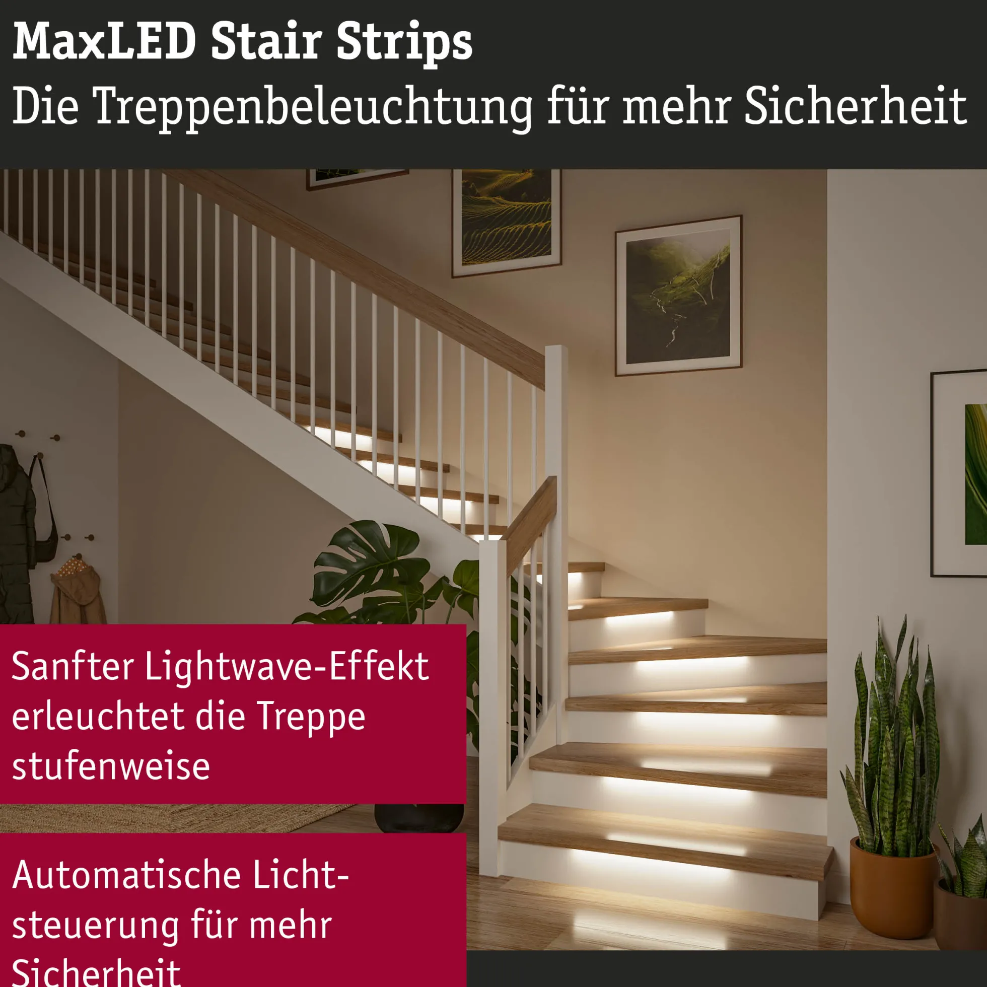 MaxLED Stair LED Strip - Erweiterung 3x 0,5m