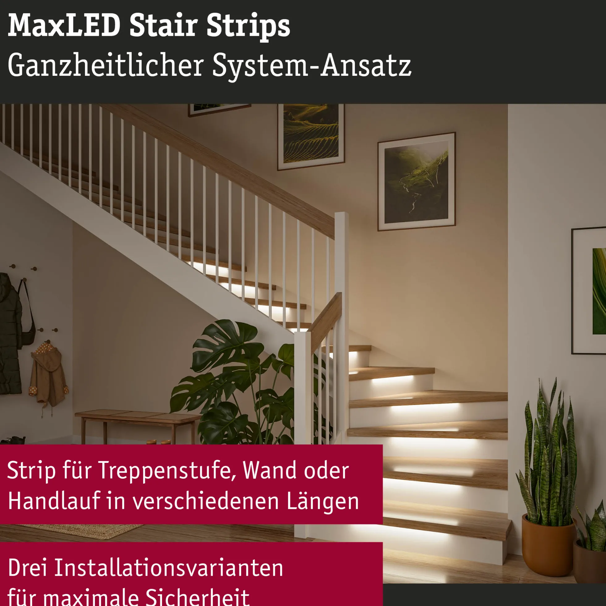 MaxLED Stair LED Strip - Erweiterung 3x 0,5m