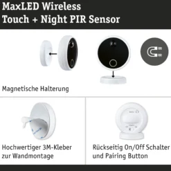 MaxLED Zubehör Steuerung - Erweiterung Funk-Touchschalter