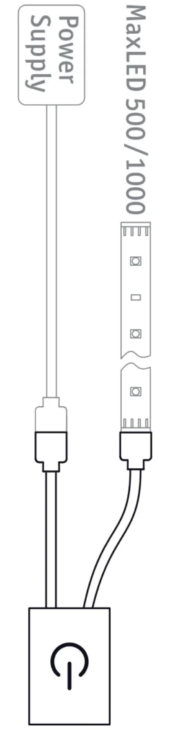 MaxLED Zubehör Steuerung - Switch Touch-Schalter