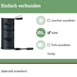 Plug & Shine Kabel - 10m 5 Ausgänge