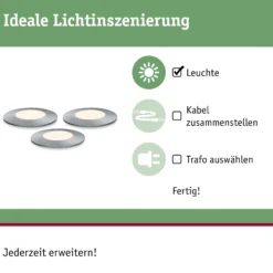 Plug & Shine LED Bodeneinbauleuchte - Floor Mini Erweiterungsset