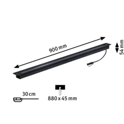 Plug & Shine LED Bodeneinbauleuchte - Lichtleiste