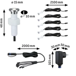 Plug & Shine LED Bodeneinbauleuchte - MicroPen II Basisset