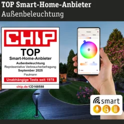 Plug & Shine LED Bodeneinbauleuchte Smart Home Zigbee 3.0 - Floor 3er-Set