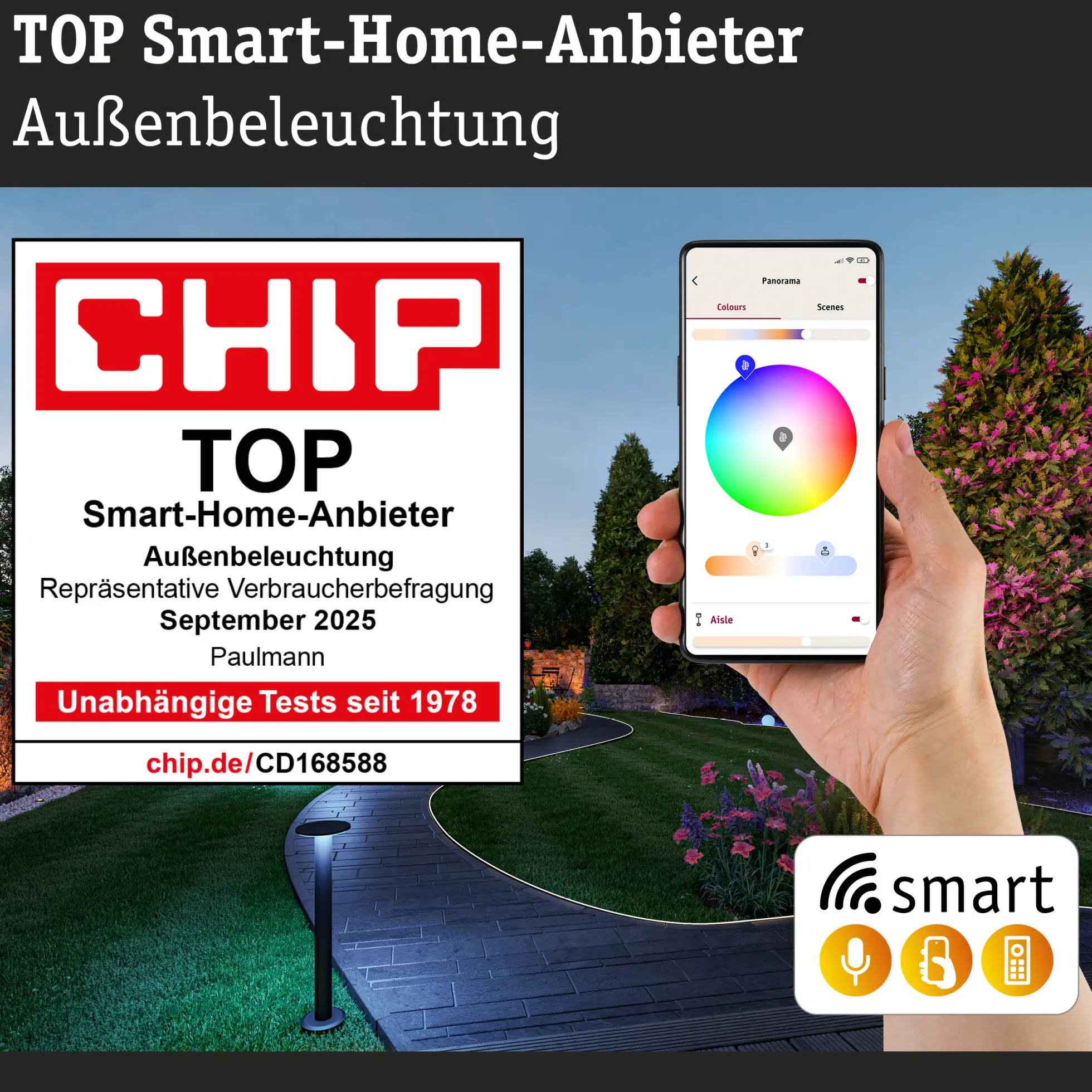 Plug & Shine LED Gartenstrahler Smart Home Zigbee 3.0 - Kikolo