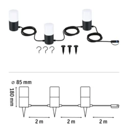 Plug & Shine LED Lichterkette - Tubs
