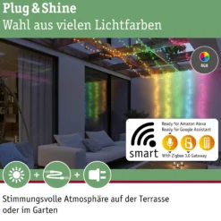 Plug & Shine LED Lichterkette - Yuna RGB 5m