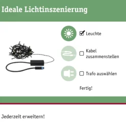 Plug & Shine LED Lichterkette - Yuna Warmweiß 5m