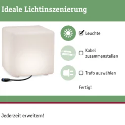 Plug & Shine LED Lichtobjekt - Cube