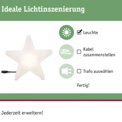 Plug & Shine LED Lichtobjekt - Star