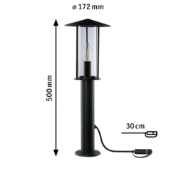 Plug & Shine LED Pollerleuchte - Classic Einzelleuchte