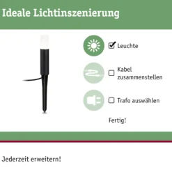 Plug & Shine LED Pollerleuchte - Flarea Einzelleuchte