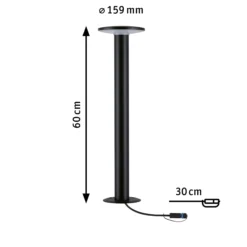 Plug & Shine LED Pollerleuchte - Plate Einzelleuchte