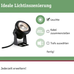 Plug & Shine LED Spot - Teichleuchte Einzelspot