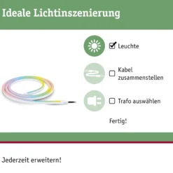 Plug & Shine LED Stripe Smart Home Zigbee 3.0 - Smooth Einzelstrip