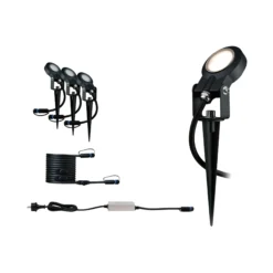 Plug & Shine Preisattraktives Starterset Zigbee 3.0 - Smart Home smik + LED Erdspieß Sting