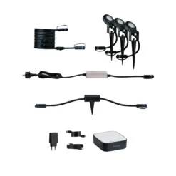 Plug & Shine Preisattraktives Starterset Zigbee 3.0 - Smart Home smik + LED Erdspieß Sting