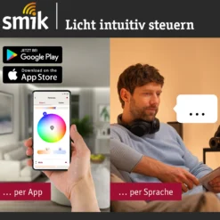 Preisattraktives Starterset Smart Home Zigbee 3.0 - Gateway + LED Birne E27 RGBW + Schalter
