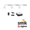 Preisattraktives Starterset Zigbee 3.0 - Smart Home smik Gateway + 3x LED Modul Einbauleuchte RGBW