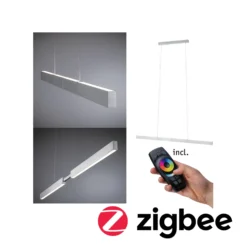 Preisattraktives Starterset Zigbee 3.0 - Smart Home smik Gateway mit Fernbedienung + LED Pendelleuchte Aptare