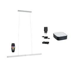 Preisattraktives Starterset Zigbee 3.0 - Smart Home smik Gateway mit Fernbedienung + LED Pendelleuchte Aptare