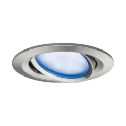 Preisattraktives Starterset Zigbee 3.0 - Smart Home smik Gateway mit Wandtaster + LED Einbauleuchte Nova Plus Coin Basisset schwenkbar RGBW