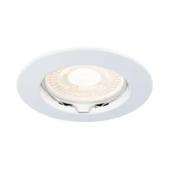 Premium Einbauleuchte - Premium Einbauleuchte IP44 rund 79mm GU5,3 max. 50W 230/12V dimmbar Weiß