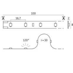 Pro Strip LED Strip - Gold P25 927