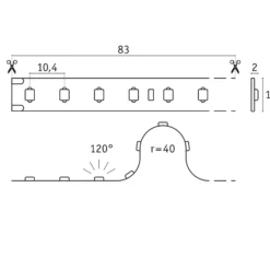 Pro Strip LED Strip - Gold P75 965