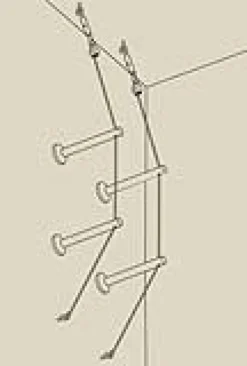 Seilsystem Montageset - 4er-Set
