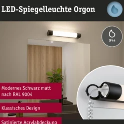 Selection Bathroom LED Spiegelleuchte - Orgon Steckdose