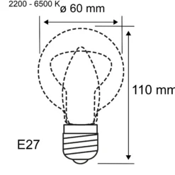 Set Filament 230V Smart Home Zigbee 3.0 - LED Birne E27
