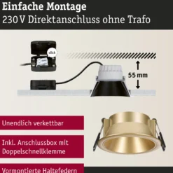 Set LED Einbauleuchte - Cole