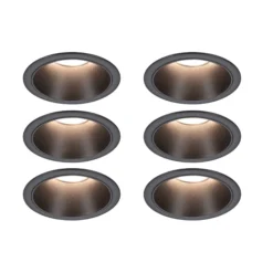 Set LED Einbauleuchte - Cole 6er-Set