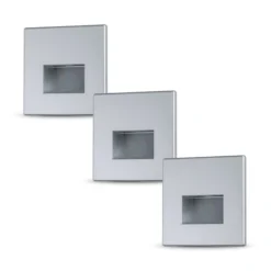 Set LED Wandeinbauleuchte - Edge 3er-Set