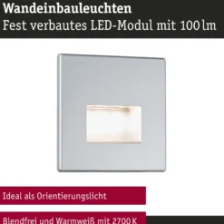 Set LED Wandeinbauleuchte - Edge 3er-Set