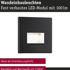 Set LED Wandeinbauleuchte - Edge 3er-Set