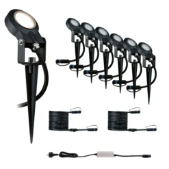 Set Plug & Shine LED Gartenstrahler - Sting 6er-Set