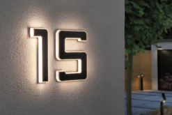 Set Solar LED Hausnummernleuchte - Nummer 15