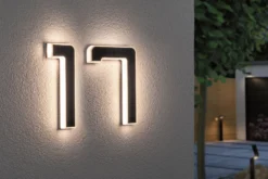 Set Solar LED Hausnummernleuchte - Nummer 17