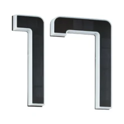 Set Solar LED Hausnummernleuchte - Nummer 17