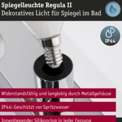 Set Spiegelleuchte - Regula II 3-flammig