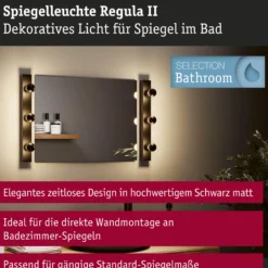 Set Spiegelleuchte - Regula II 3-flammig