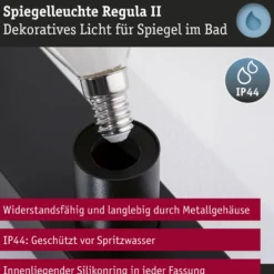 Set Spiegelleuchte - Regula II 3-flammig