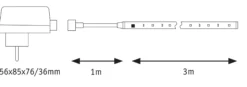 SimpLED LED Strip - Outdoor Komplettset